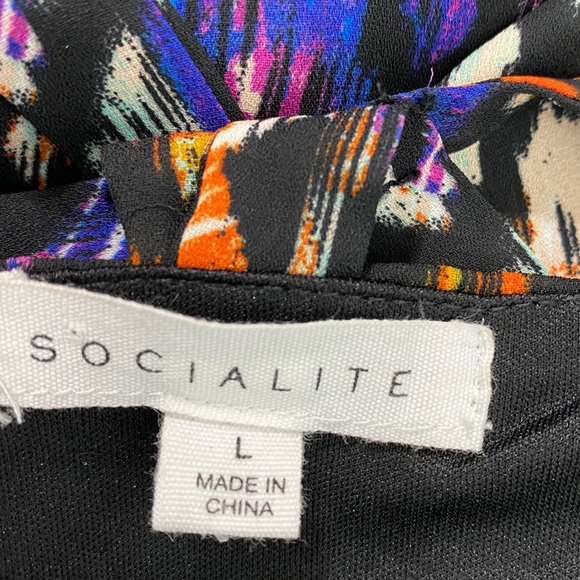 💫Socialite | Colorful Flirty and Fun Dress, Sz L - Picture 4 of 6